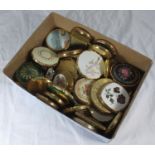 A collection of approximately 30 assorted ladies compacts and mirrors including examples by '