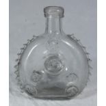 A 19th century French crystal glass, Remy Martin 'Louis XIII' champagne cognac decanter, 21cm tall.