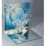 A Swarovski crystal plaque 'Harmony' the first piece of the trilogy 'Wonders of the Sea', 2005,