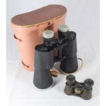 A pair of Lieberman & Gortz 20x65 binoculars Field 3, No. 25115, with coated lenses, plastic lens