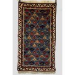 Caucasian rug, late 20th century, 7ft. 2in. X 4ft. 2.18m. X 1.22m. Finely woven modern production;