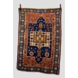 Fachralo rug, Kazak area, south west Caucasus, early 20th century, 6ft. 2in. X 4ft. 2in. 1.88m. X