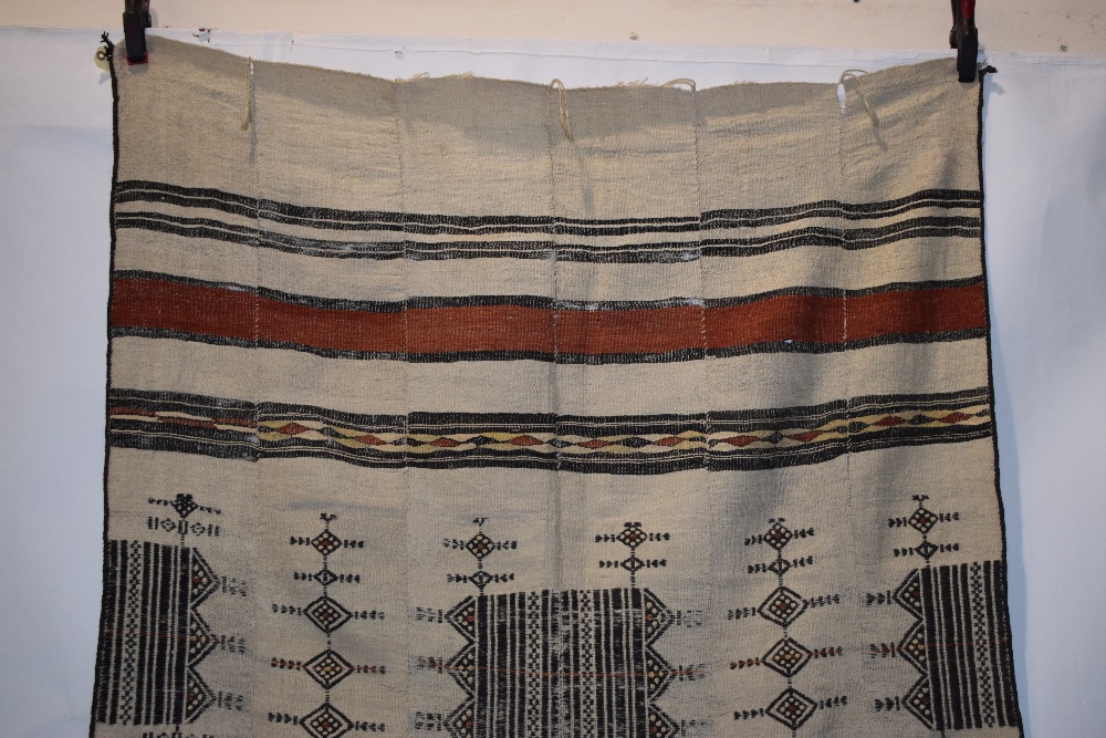 Fulani blanket, Mali, west Africa, second half 20th century, 97in. X 50in. 247cm. X 127cm. Some - Image 8 of 13