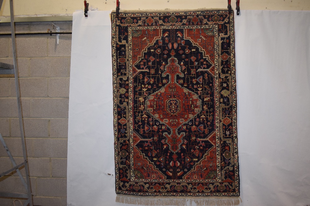 Jozan rug, Malayer area, north west Persia, circa 1930s-40s, 6ft. 7in. X 4ft. 3in. 2.01m. X 1.30m. - Image 3 of 8