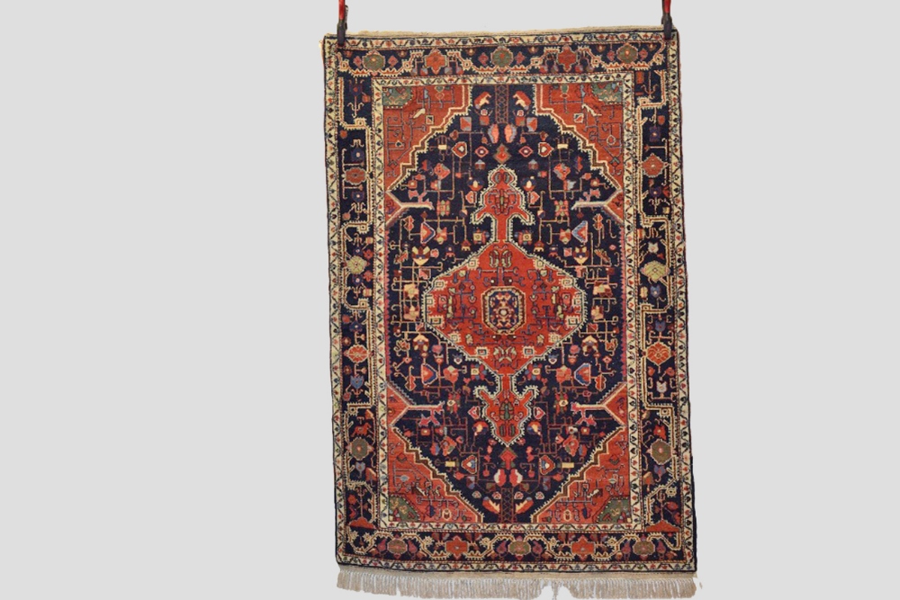 Jozan rug, Malayer area, north west Persia, circa 1930s-40s, 6ft. 7in. X 4ft. 3in. 2.01m. X 1.30m.