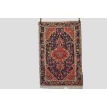 Jozan rug, Malayer area, north west Persia, circa 1930s-40s, 6ft. 7in. X 4ft. 3in. 2.01m. X 1.30m.