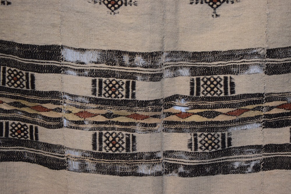 Fulani blanket, Mali, west Africa, second half 20th century, 97in. X 50in. 247cm. X 127cm. Some - Image 11 of 13