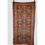 Two rugs, the first: Hamadan rug, north west Persia, early 20th century, 6ft. 9in. X 3ft. 6in. 2.