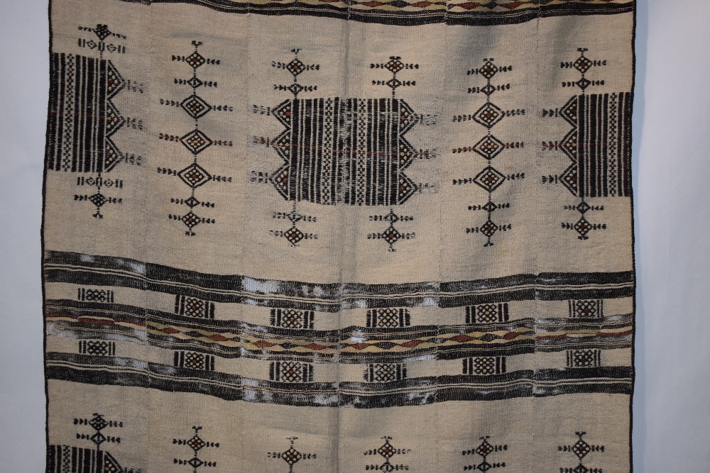 Fulani blanket, Mali, west Africa, second half 20th century, 97in. X 50in. 247cm. X 127cm. Some - Image 9 of 13