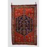 Karabakh rug, south west Caucasus, circa 1930s, 6ft. 7in. X 4ft. 4in. 2.01m. X 1.32m. Slight wear in