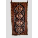 Two Fars rugs: Qashqa'i Confederacy, mid-20th century, the first, 8ft. 2in. X 4ft. 2in. 2.49m. X 1.