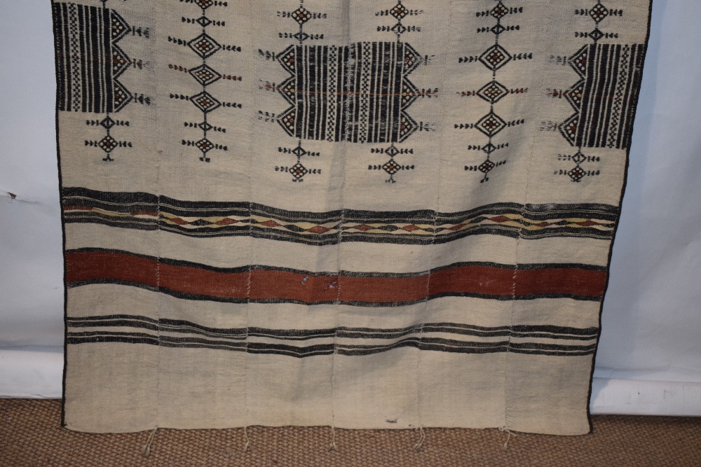 Fulani blanket, Mali, west Africa, second half 20th century, 97in. X 50in. 247cm. X 127cm. Some - Image 10 of 13