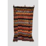African cotton tent hanging, Niger, west Africa, second half 20th century, 119in. X 59in. 303cm. X