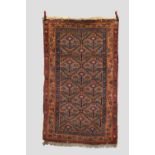 Kurdish rug, Sa'uj Bulagh area, north west Persia, early 20th century, 7ft. 2in. x 4ft. 3in. 2.