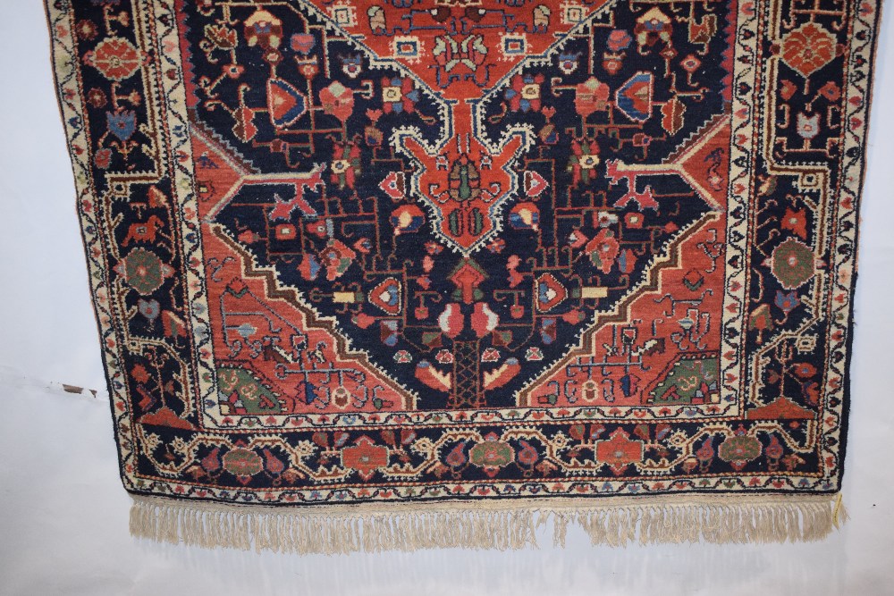 Jozan rug, Malayer area, north west Persia, circa 1930s-40s, 6ft. 7in. X 4ft. 3in. 2.01m. X 1.30m. - Image 6 of 8