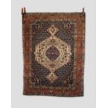 Saruk rug, north west Persia, early 20th century, 6ft. 5in. X 4ft. 11in. 1.96m. X 1.50m. Very