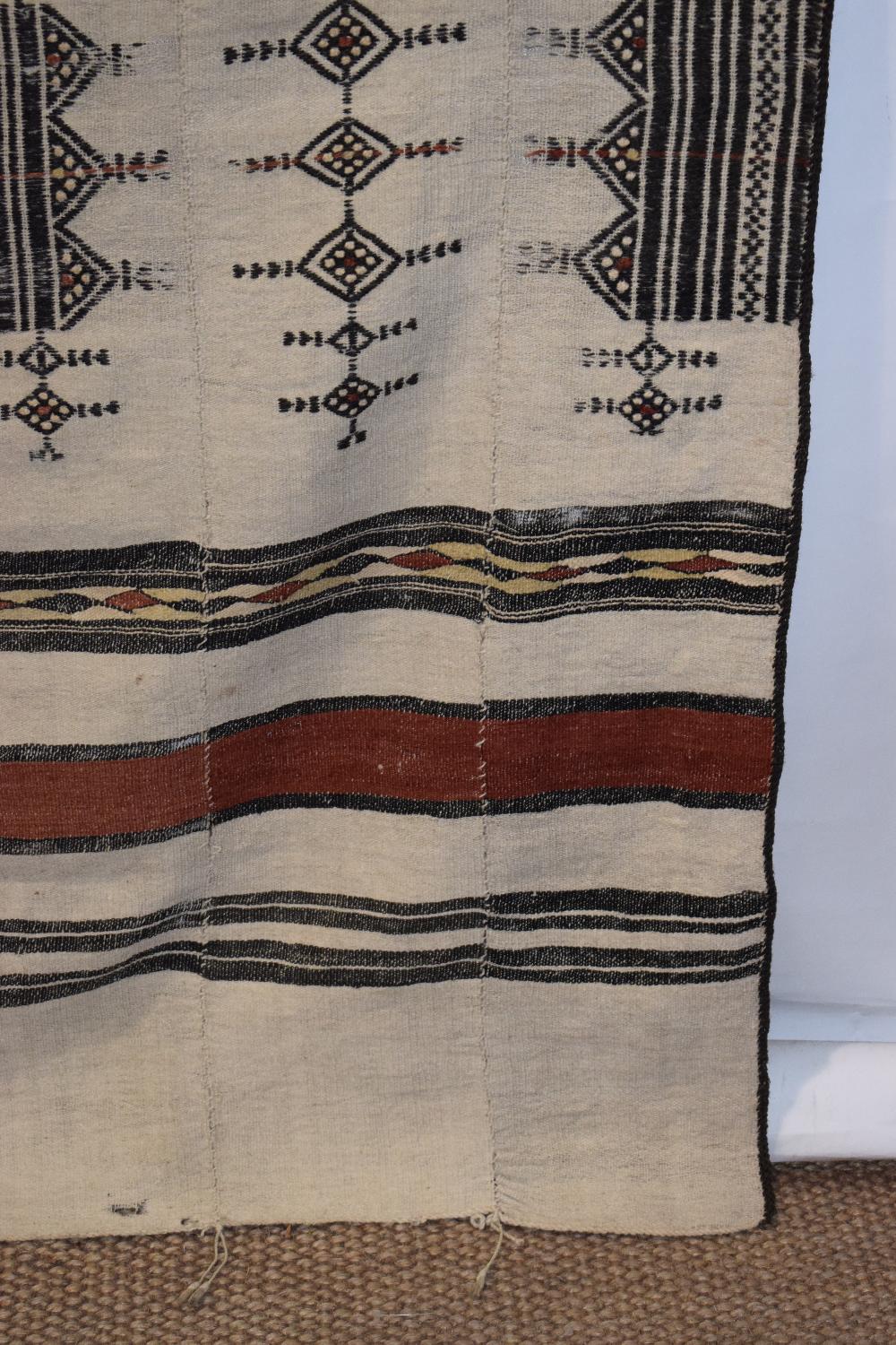 Fulani blanket, Mali, west Africa, second half 20th century, 97in. X 50in. 247cm. X 127cm. Some - Image 2 of 13