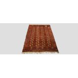 Tekke Turkmen 4 x 12 gul carpet, Turkmenistan, second half 19th century, 10ft. 9in. X 7ft. 9in. 3.