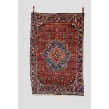 Bijar rug, north west Persia, mid-20th century, 5ft. 5in. x 3ft. 8in. 1.65m. x 1.12m. Very slight