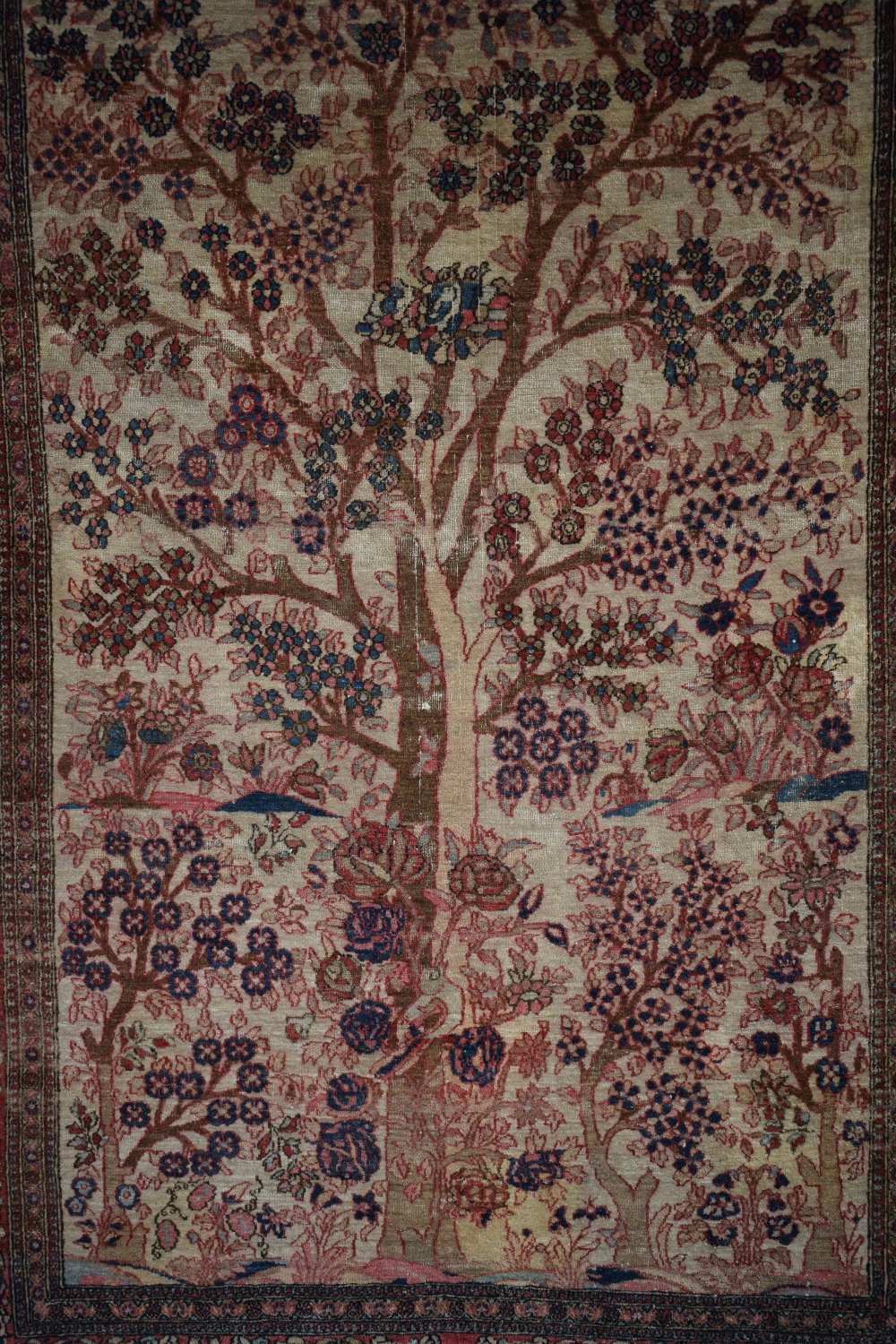 Esfahan tree of life rug, central Persia, early 20th century, 6ft. 9in. X 4ft. 4in. 2.05m. X 1. - Image 7 of 7