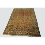 Tabriz carpet, north west Persia, circa 1940s-50s, 11ft. 6in. X 8ft. 3.50m. X 2.44m. Overall sun