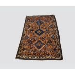 Fars carpet, Shiraz district, south west Persia, circa 1930s-40s, 8ft. 4in. X 5ft. 4in. 2.54m. X 1.