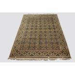 Kashan carpet, west Persia, mid-20th century, 11ft. X 7ft. 9in. 3.35m. X 2.36m. Eau de nil field