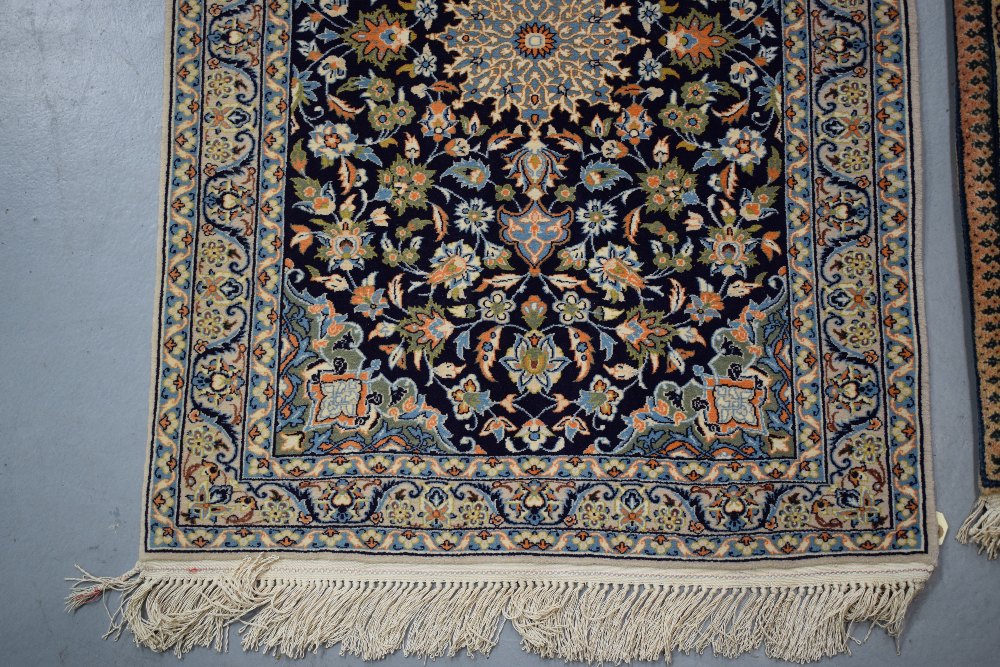 Two Esfahan rugs, central Persia, circa 1950s-60s, the first, 3ft. 5in. X 2ft. 5in. 1.04m. X 0. - Image 6 of 12