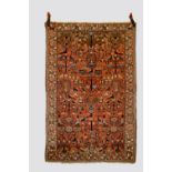 Malayer rug, north west Persia, circa 1920s-30s, 5ft. 8in. X 3ft. 9in. 1.73m. x 1.14m. Overall