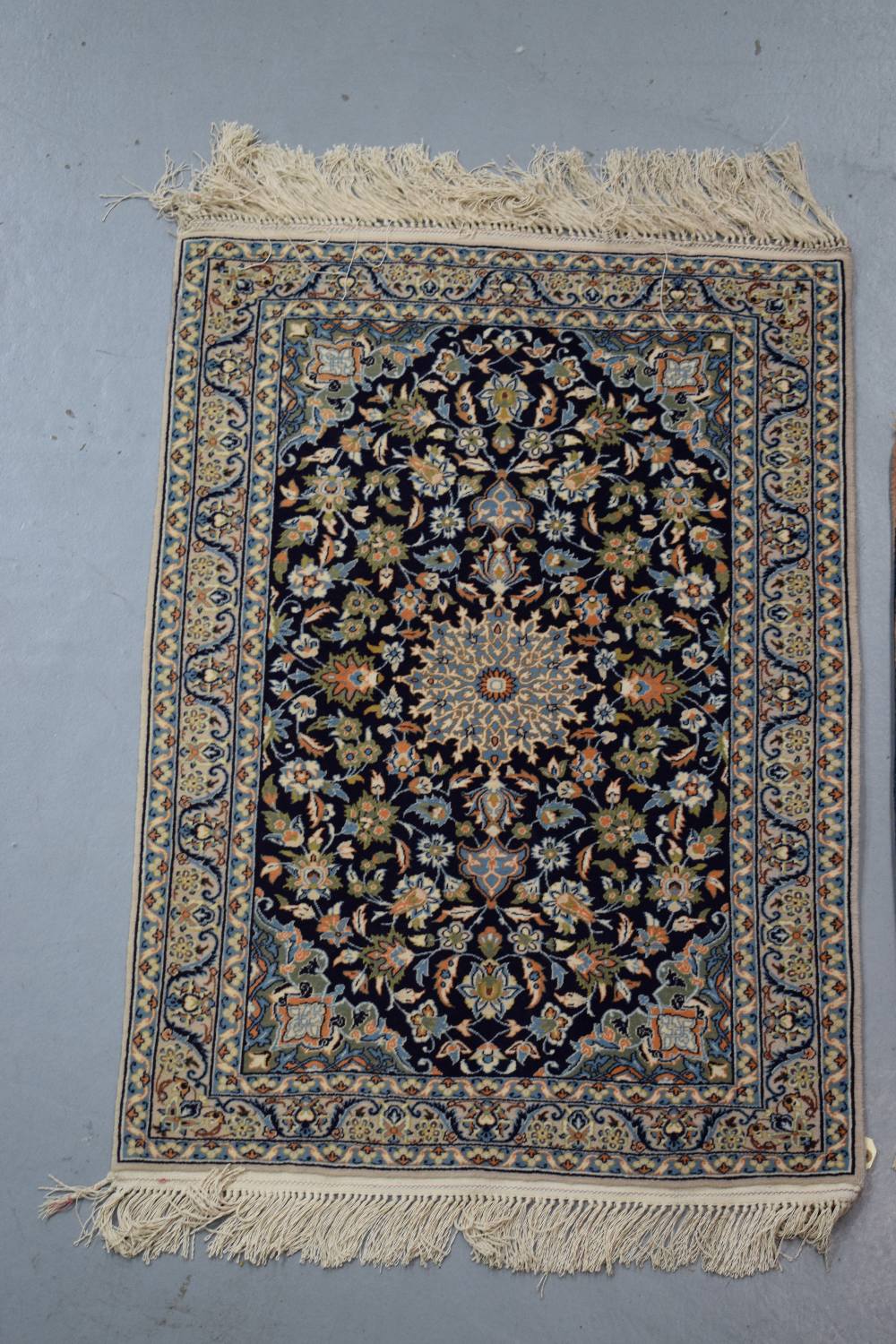 Two Esfahan rugs, central Persia, circa 1950s-60s, the first, 3ft. 5in. X 2ft. 5in. 1.04m. X 0. - Image 3 of 12