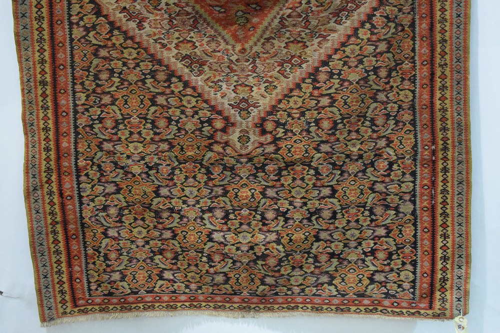 Two rugs, the first: Senneh ghileem, north west Persia, early 20th century, 6ft. 3in. X 4ft. 2in. - Image 4 of 13