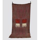 Long wool jacquard weave 'two-seasons' carriage wool shawl, Paisley second half 19th century,
