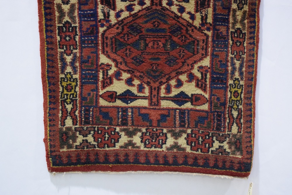 Two rugs, the first: Senneh ghileem, north west Persia, early 20th century, 6ft. 3in. X 4ft. 2in. - Image 12 of 13