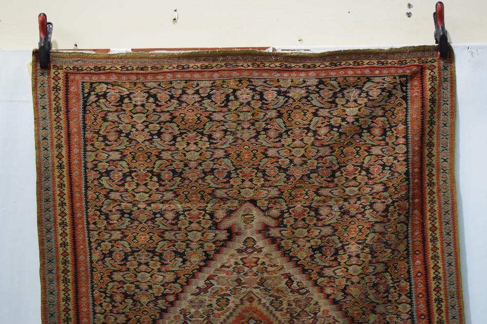 Two rugs, the first: Senneh ghileem, north west Persia, early 20th century, 6ft. 3in. X 4ft. 2in. - Image 2 of 13