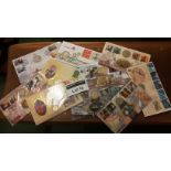 Stamps : Coin Covers (20) ranging from 50p to £5 some are autographed.