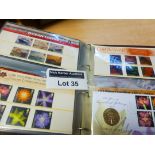 Stamps : Folder of GB presentation packs 1990's-20