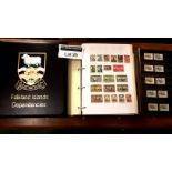 Stamps : Falklands SG Hingeless Album & Slip case, Various accumulations, Poland, GB