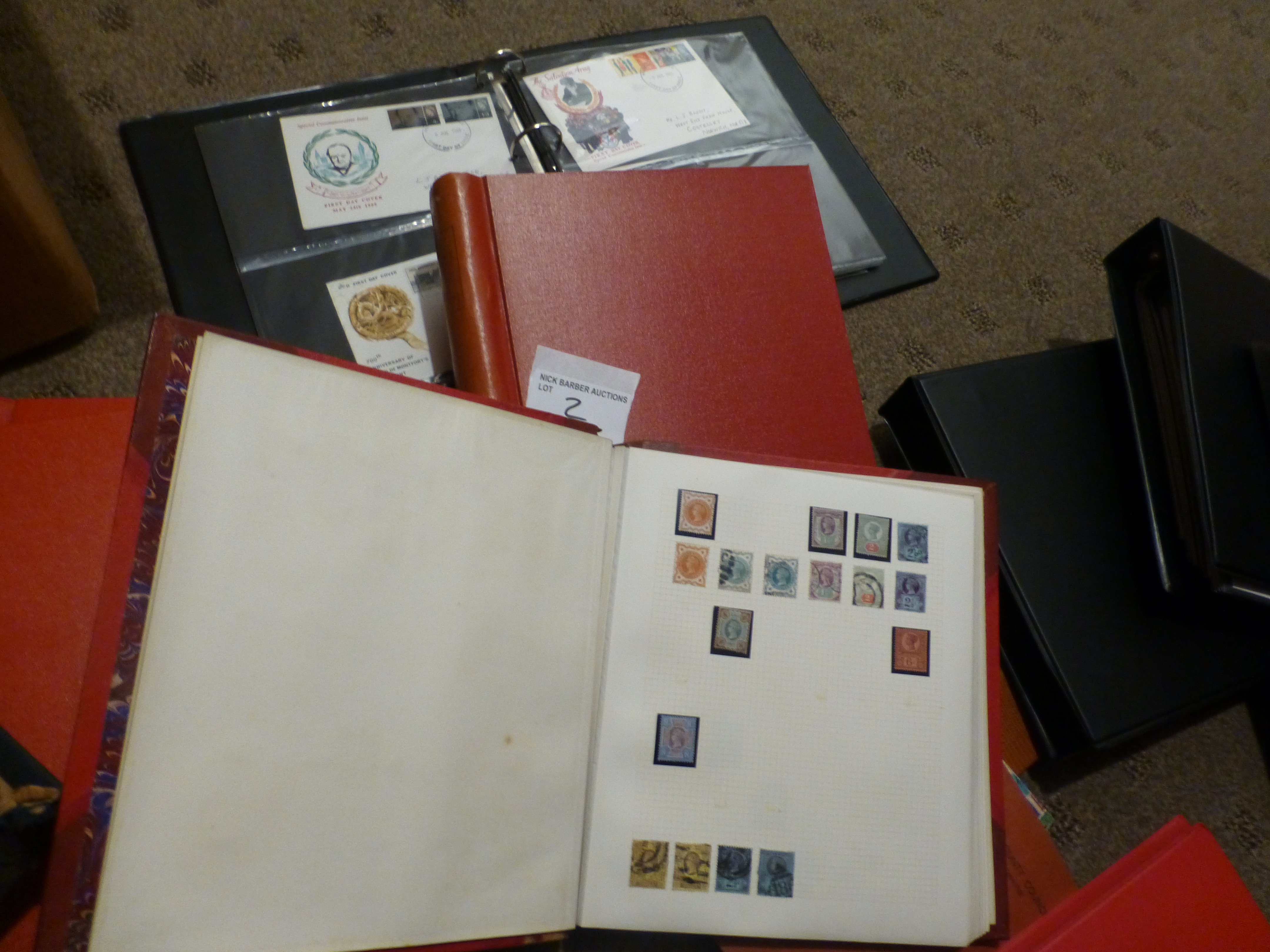 Stamps : Good box of mostly GB - QV onward - a few