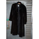 A full length Mink Coat, size 14-16, some wear to collar,