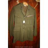 A Royal Artillery khaki Jacket,