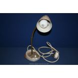 A vintage adjustable Desk Lamp