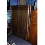 A 1930's Teak double door Wardrobe by Avalon Yatton,