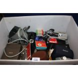 A quantity of photographic equipment including Eumig & Bauer cine cameras,