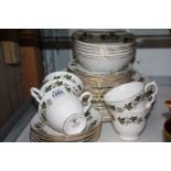 A Gainsborough pattern part Dinner and Tea service