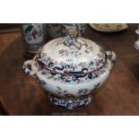 A Minton Soup Tureen with fruit shaped knob