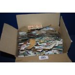 A box of World Stamps including Canada, Malaysia, Thailand,