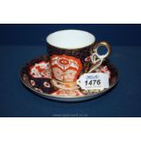 A Davenport Cup and saucer,