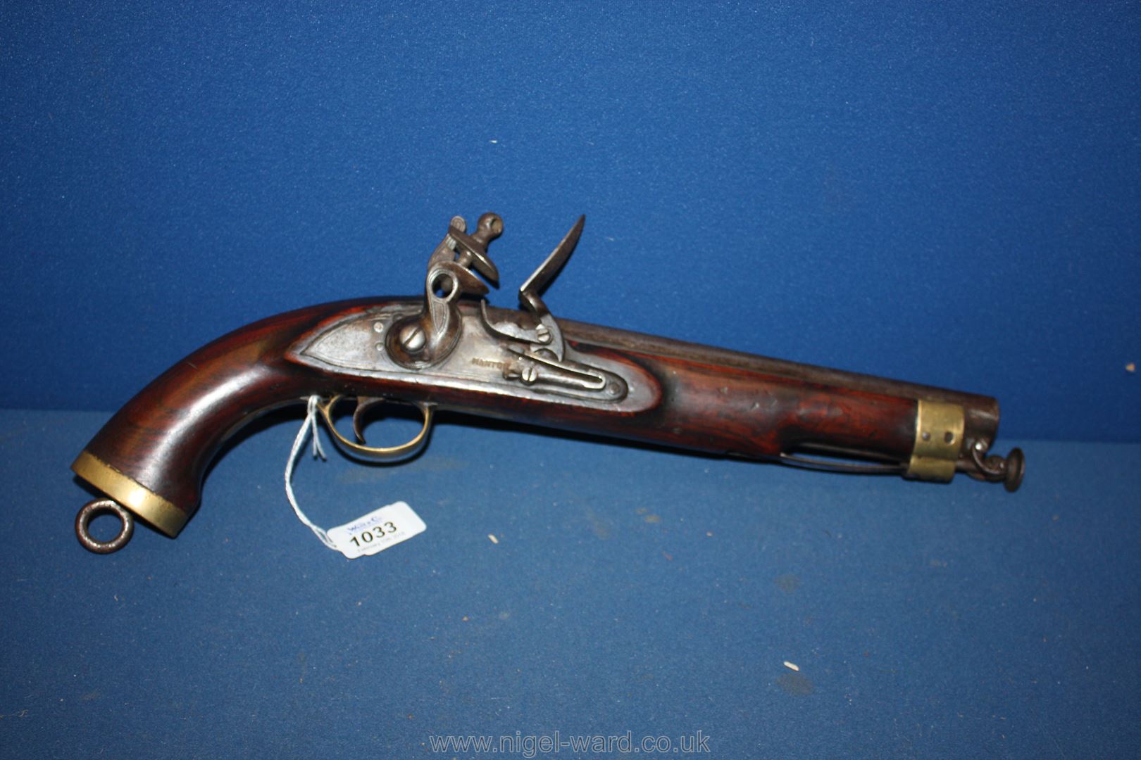 A Flintlock Cavalry Pistol.