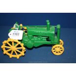 A John Deere model of a Tractor