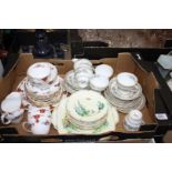 A quantity of part Teasets including Duchess, Foley 'Adoration', Crown Staffordshire, etc.